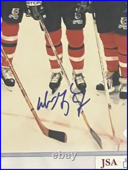 Wayne Gretzky Kings 1992 NHL All-Star Game Autographed Framed Photo withJSA COA