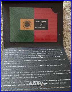 Wayne Gretzky Kings HHOF Signed Poster Vintage Upper Deck UDA LOA Full Autograph