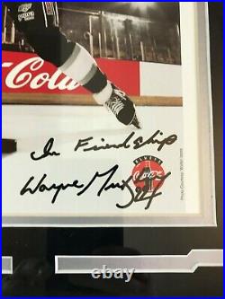 Wayne Gretzky L. A. Kings Autographed Picture Custom Framed with Inscription