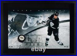 Wayne Gretzky LA Kings Framed Signed 16 x 24 Breakthrough Photo