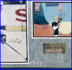 Wayne Gretzky LA Kings Ice Spray Signed Autographed Upper Deck UDA /1,000 Framed