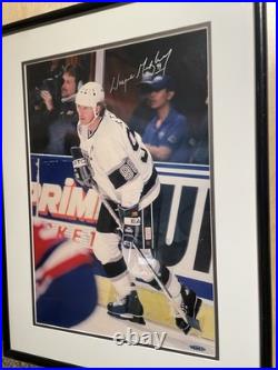 Wayne Gretzky LA Kings Signed 16x20 Framed Photo UDA COA High Grade Signature
