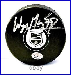 Wayne Gretzky LA Kings Signed Official NHL Hockey Puck COA Hologram