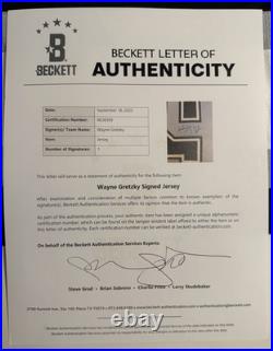 Wayne Gretzky Los Angeles Kings Autographed Authentic Jersey Beckett BAS LOA COA