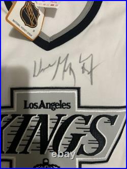 Wayne Gretzky Los Angeles Kings Autographed Framed Jersey With JSA COA LOA