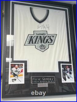 Wayne Gretzky Los Angeles Kings Autographed Framed Jersey With JSA LOA