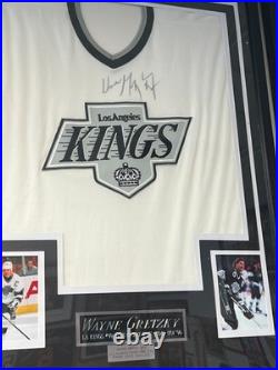 Wayne Gretzky Los Angeles Kings Autographed Framed Jersey With JSA LOA