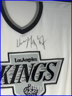 Wayne Gretzky Los Angeles Kings Autographed Framed Jersey With JSA LOA
