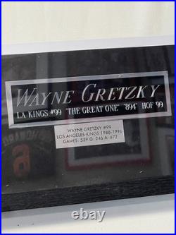 Wayne Gretzky Los Angeles Kings Autographed Framed Jersey With JSA LOA