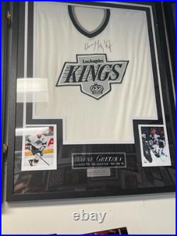 Wayne Gretzky Los Angeles Kings Autographed Framed Jersey With JSA LOA