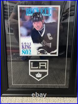 Wayne Gretzky Los Angeles Kings Autographed Framed Photo With JSA COA NO RESERVE