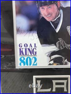Wayne Gretzky Los Angeles Kings Autographed Framed Photo With JSA COA NO RESERVE