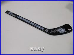 Wayne Gretzky Los Angeles Kings Autographed Mini Hockey Stick PAAS COA