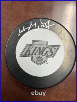 Wayne Gretzky Los Angeles Kings Autographed Puck With JSA COA