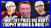 Wayne Gretzky Makes Picks For The Hart Trophy Jack Adams Award U0026 Stanley Cup Contenders
