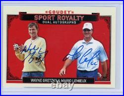 Wayne Gretzky Mario Lemieux Oilers Penguins UD 2016-17 Goudey Sport Royalty D