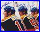 Wayne Gretzky / Messier / Kurri Signed EDMONTON OILERS 8x10 PHOTO JSA #X23649