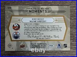 Wayne Gretzky Mike Bossy Dual Autograph 2014-15 Spa Authentic All-time Moments
