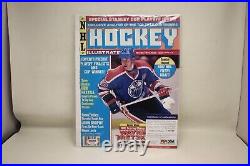 Wayne Gretzky NHL Hockey Illustrated Autographed Magazine Cover May 1987 PSA DNA