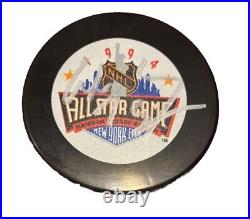 Wayne Gretzky NHL Hockey Signed Autographed 1994 All Star Game Logo Puck