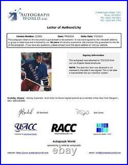 Wayne Gretzky NHL Icon Custom Matted & Framed Signed/Autographed Photo