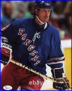 Wayne Gretzky NY Rangers Autographed Signed 8x10 Photo Certified JSA COA
