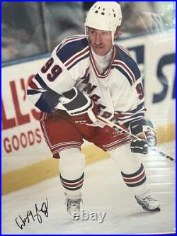 Wayne Gretzky New York Rangers Autographed Framed 16x20 with JSA COA