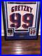 Wayne Gretzky New York Rangers Autographed Framed Jersey With JSA LOA