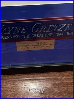 Wayne Gretzky New York Rangers Autographed Framed Jersey With JSA LOA