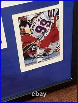Wayne Gretzky New York Rangers Autographed Framed Jersey With JSA LOA