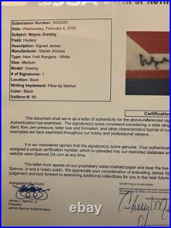 Wayne Gretzky New York Rangers Autographed Framed Jersey With JSA LOA
