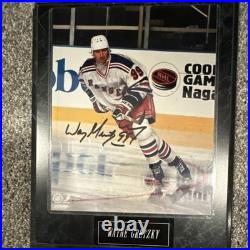 Wayne Gretzky New York Rangers NHL Autographed Original Framed Photo Upper Deck