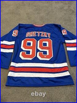 Wayne Gretzky New York Rangers Signed Autographed Custom Jersey with COA