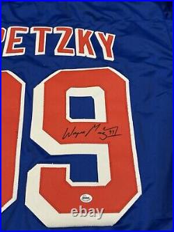 Wayne Gretzky New York Rangers Signed Autographed Custom Jersey with COA