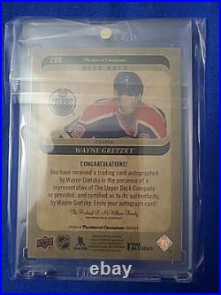 Wayne Gretzky OILERS 2023-24 Parkhurst Champions Hardsigned Autograph 6/15
