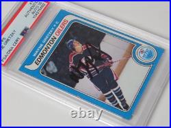 Wayne Gretzky OILERS HOF Signed Autograph 1979 Topps Rookie Card 18 PSA 10 Auto