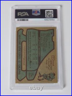 Wayne Gretzky OILERS HOF Signed Autograph 1979 Topps Rookie Card 18 PSA 10 Auto