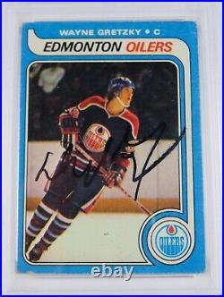 Wayne Gretzky OILERS HOF Signed Autograph Auto 1979 Topps Rookie Card # 18 PSA