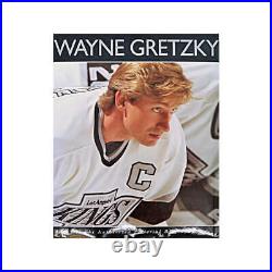 Wayne Gretzky Oilers Kings Blue Rangers Autographed Pictorial Biography Book JSA