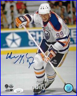 Wayne Gretzky Oilers Kings Rangers Autographed Signed 8x10 Photo Hockey Coa