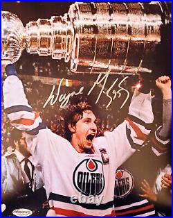 Wayne Gretzky Oilers Rangers Kings HOF NHL Autograph 8x10 Glossy Photo & COA