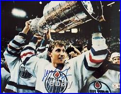 Wayne Gretzky Oilers Signed 11x14 Photo Authentic Beckett BAS COA Autograph