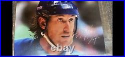 Wayne Gretzky Oilers Signed 8x10 Photograph With Dual COAs