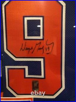 Wayne Gretzky Oilers Signed Authographed Vintage CCM Authentic Jersey WGA FRAMED