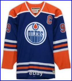 Wayne Gretzky Oilers Signed Blue Hero's of Hockey CCM Jersey Upper Deck