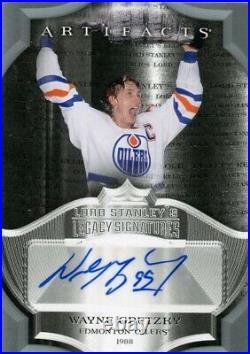 Wayne Gretzky Oilers UD 2015-16 Artifacts Lord Stanley's Legacy Signatures Au