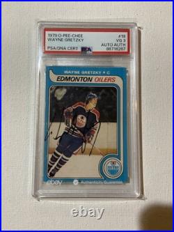Wayne Gretzky Opeechee #18 Autographed Rookie Card offers considered/%%