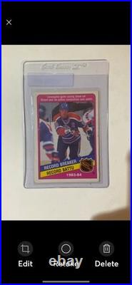 Wayne Gretzky Opeechee #18 Autographed Rookie Card offers considered/%%