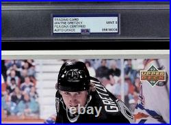 Wayne Gretzky PSA 9 AUTO Autograph 1993 UPPER DECK Photo SLABBED Sealed PSA/DNA