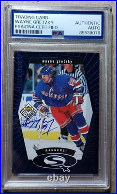 Wayne Gretzky PSA/DNA Certified Auto 1998-99 UD Choice Starquest Signed Card